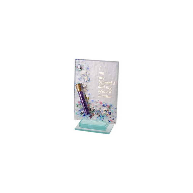 I Am My Beloved's Wedding Breaking Glass Keepsake | Wedding | Judaica